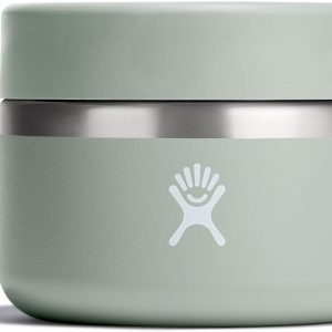 Hydro Flask Food Jar – Insulated Stainless Steel, Snack Travel Container for Hot Food & Soup 12 Oz Agave Green