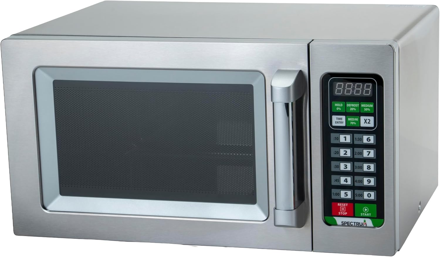 Winco Commercial-Grade Microwave with Touch Controls, 1,000 W, .9 Cubic Feet