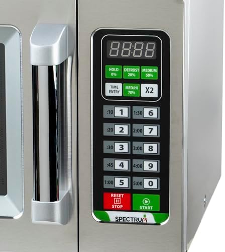 Winco Commercial-Grade Microwave with Touch Controls, 1,000 W, .9 Cubic Feet - Image 3