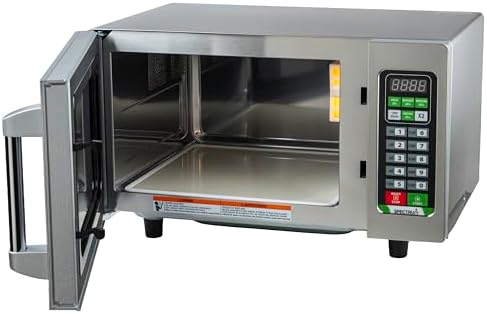 Winco Commercial-Grade Microwave with Touch Controls, 1,000 W, .9 Cubic Feet - Image 4